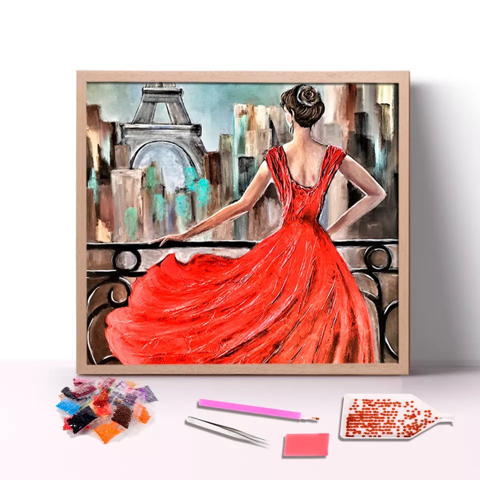 5D Diamond Painting Embroidery Crystal painting with AB Beads Indoor Unframed Wall Art