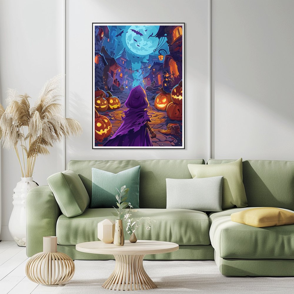 COOLEVE 5D DIY Diamond Art Painting Kit 30*40 cm Wall Decor Handpainted Modern Landscape Animals with Crystal Gift Kids