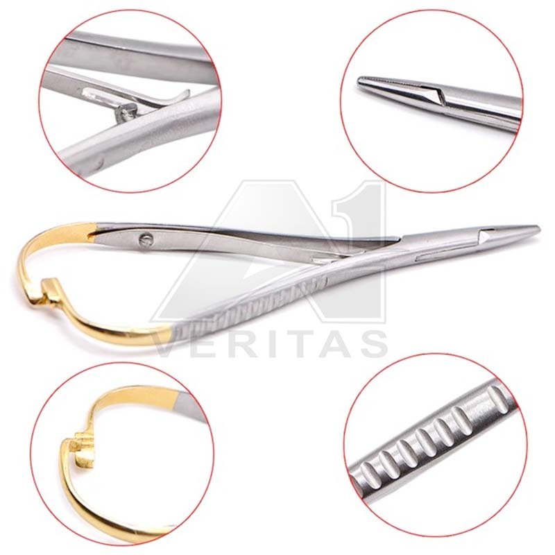 Hot Selling Needle Holders Mathieu A-1 VERITAS Stainless Steel Orthodontic Pliers Forceps Wholesales Dental surgical Instruments
