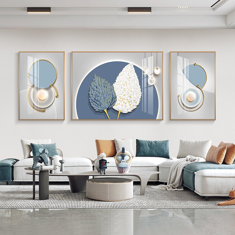 Wholesale Still Life Paintings Diamond Landscape 3D Pictures Modern Arts Crystal Porcelain Painting for Living Room