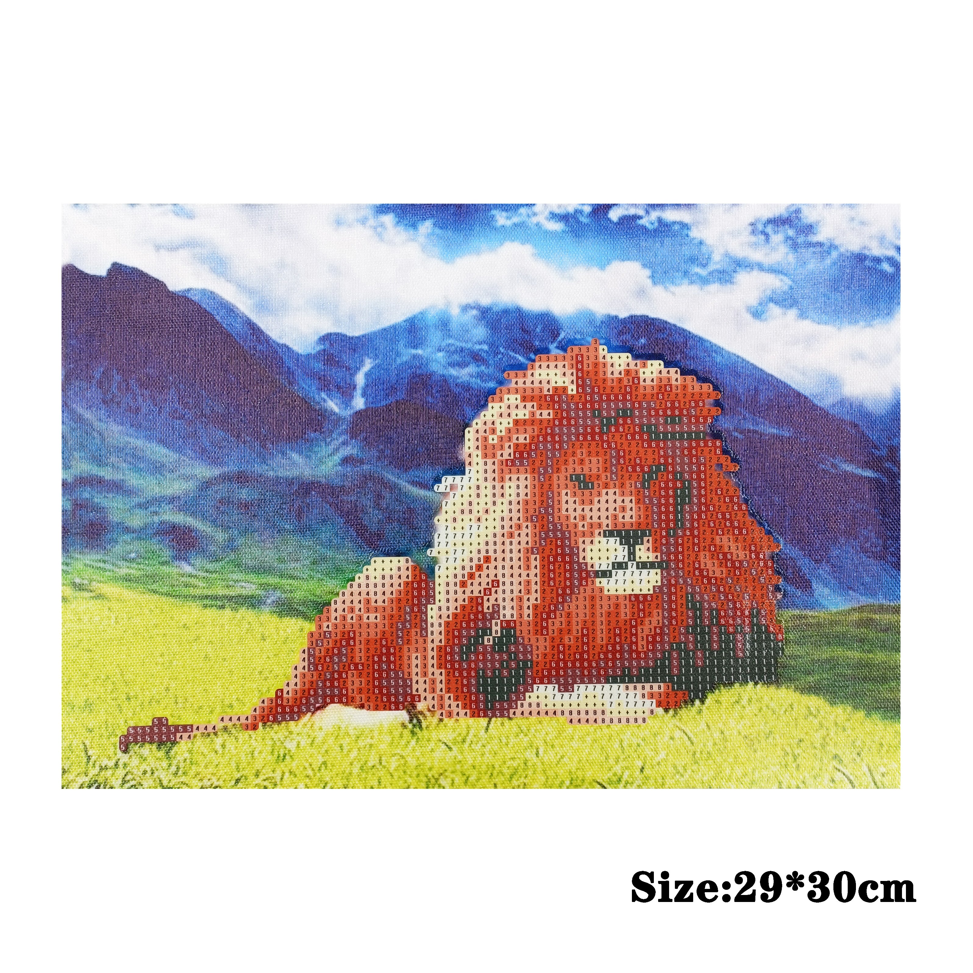 Custom Design Animal DIY Diamond Painting Animal Resin Cross Stitch Mosaic Painting Home Decor Label Crystal Rhinestone Art Dot
