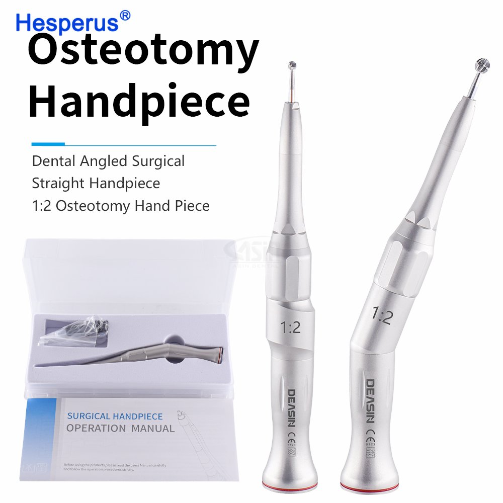 HESPERUS Dental 1:2 Osteotomy Hand Piece Micro Contra Angle Surgical Straight Handpiece