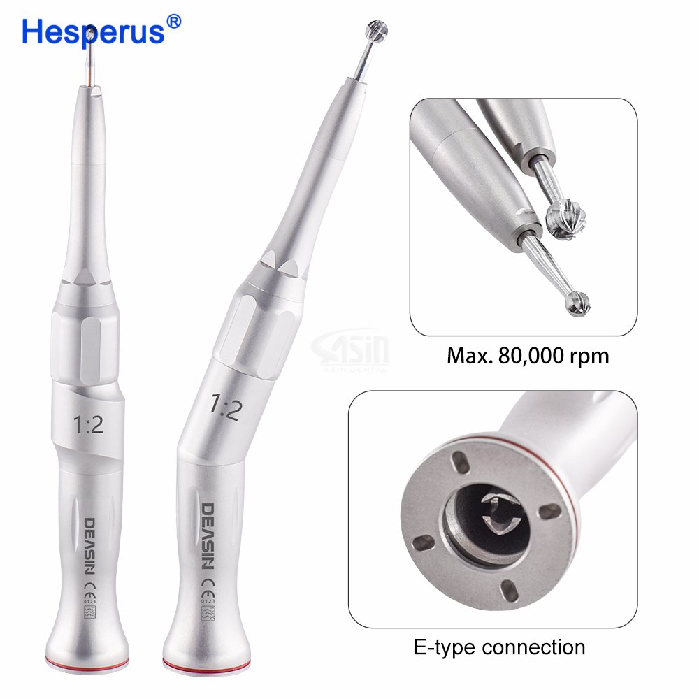 HESPERUS Dental 1:2 Osteotomy Hand Piece Micro Contra Angle Surgical Straight Handpiece