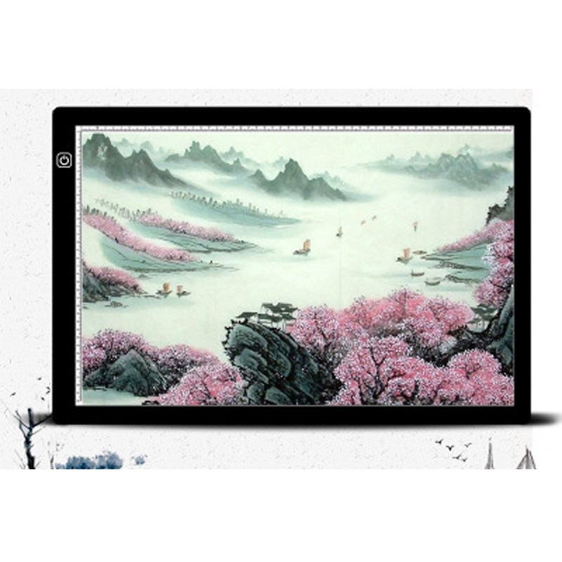 Wholesale Diy Diamond Painting A2 LED Light Box Tracer USB Power Cable Dimmable Brightness Tracing Pad for Artists Drawing
