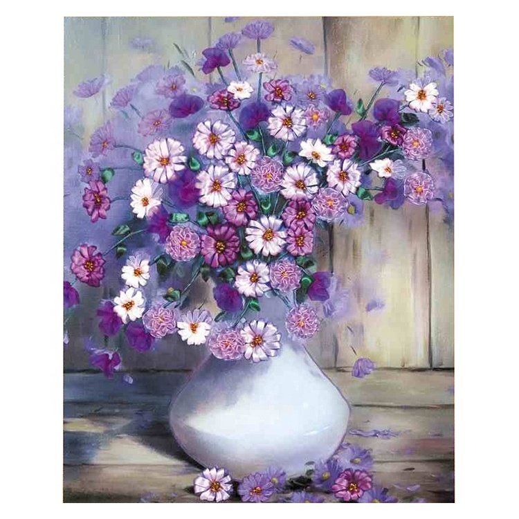 Chinese supplies full romantic sunflower lotus leaf peony flower diamond painting diamond painting