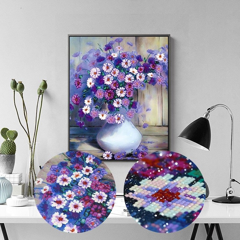 Chinese supplies full romantic sunflower lotus leaf peony flower diamond painting diamond painting