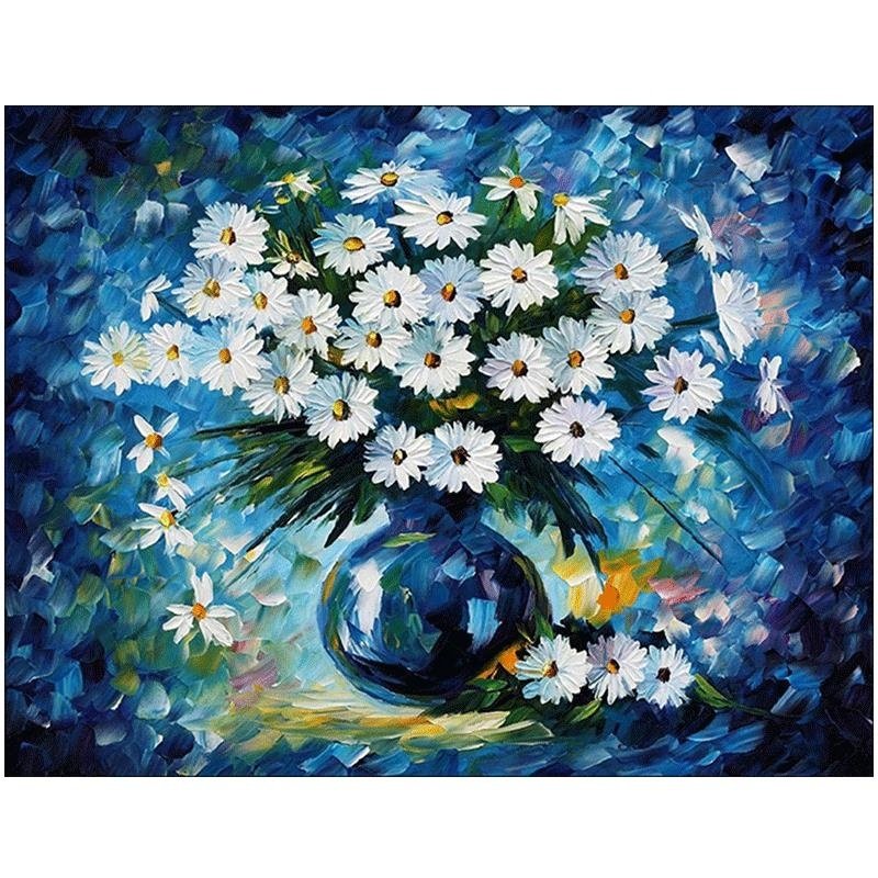 Chinese supplies full romantic sunflower lotus leaf peony flower diamond painting diamond painting