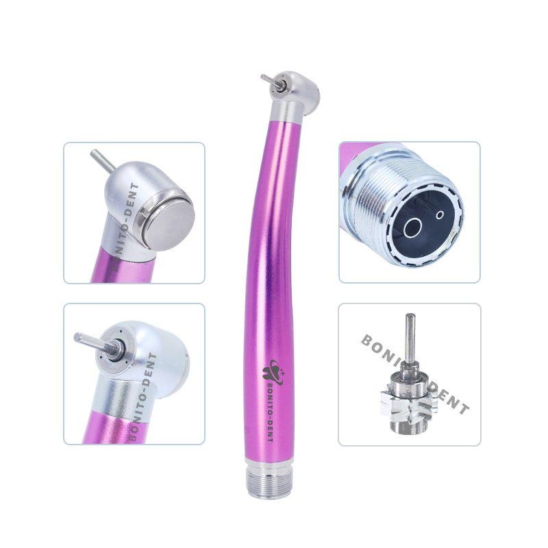 Colorful Dental High Speed Handpiece 3 water spray Air Turbine 2/4 Hole Dentistry equipment