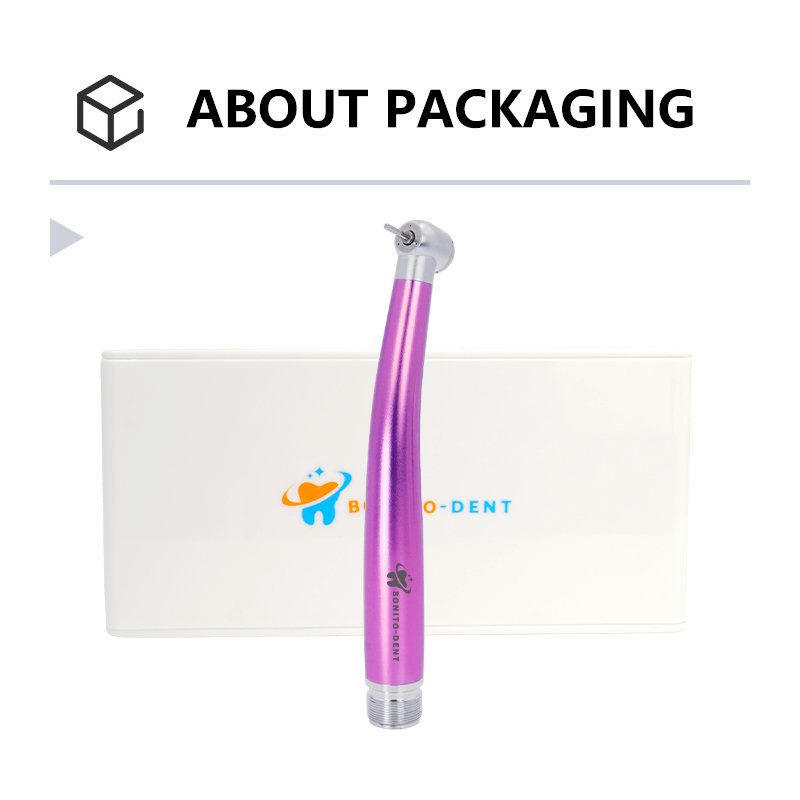 Colorful Dental High Speed Handpiece 3 water spray Air Turbine 2/4 Hole Dentistry equipment