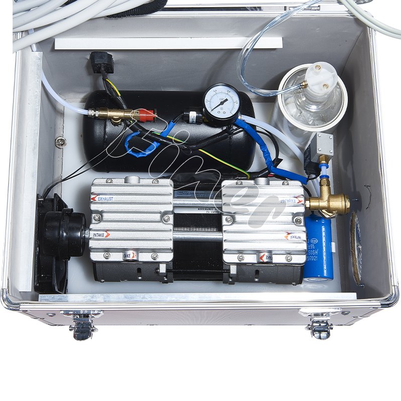 air compressor mobile air portable dental suitcase turbine unit trolly