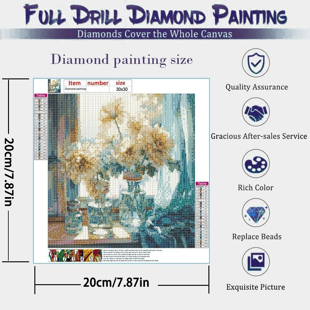 Adult Diamond Art Set DIY5D Cartoon Bouquet Art Adult Round Diamond sit Home Decoration Art Set wall painting home decoration