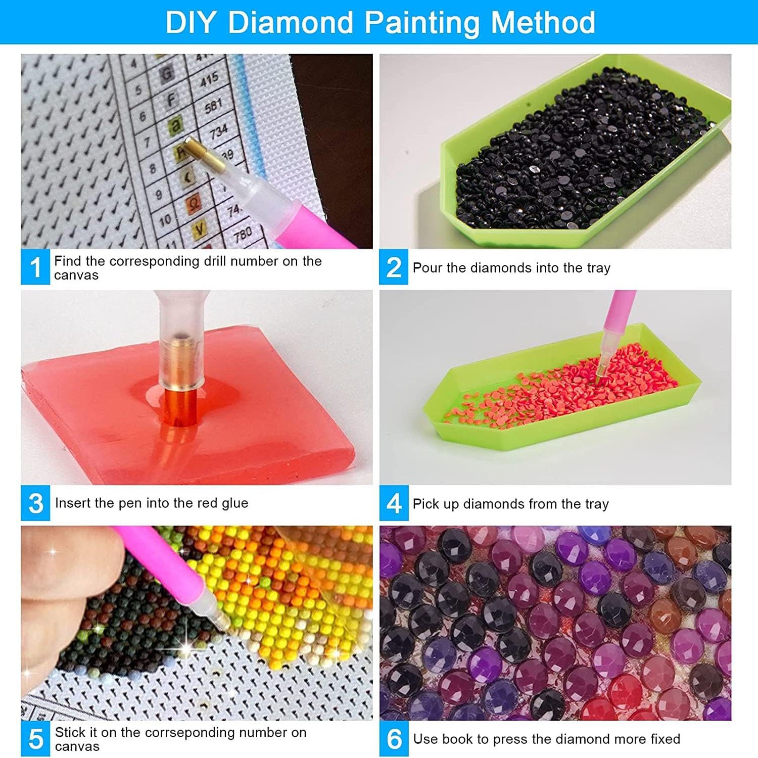 Adult Diamond Art Set DIY5D Cartoon Bouquet Art Adult Round Diamond sit Home Decoration Art Set wall painting home decoration