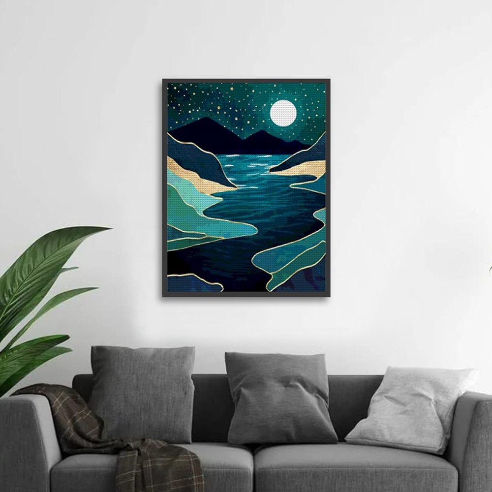 5D Diamond Painting Kit,Diamond Art Kits for Adults Round Full Drill for Gift,Wall Decor