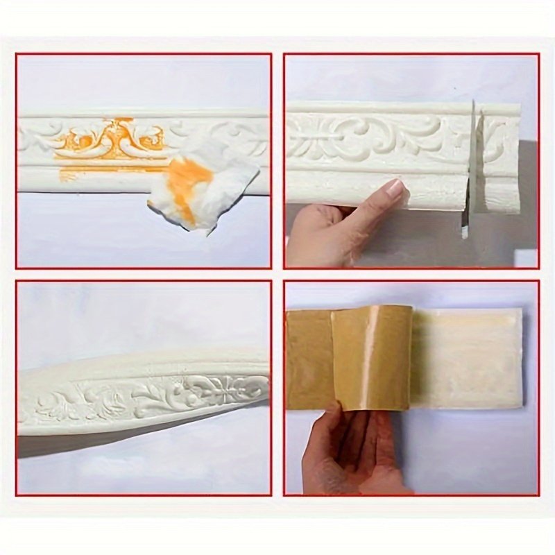 Promotional Elegant 3D Foam DIY Diamond Painting Frame Sticker Wall Trim/Molding Home Decoration