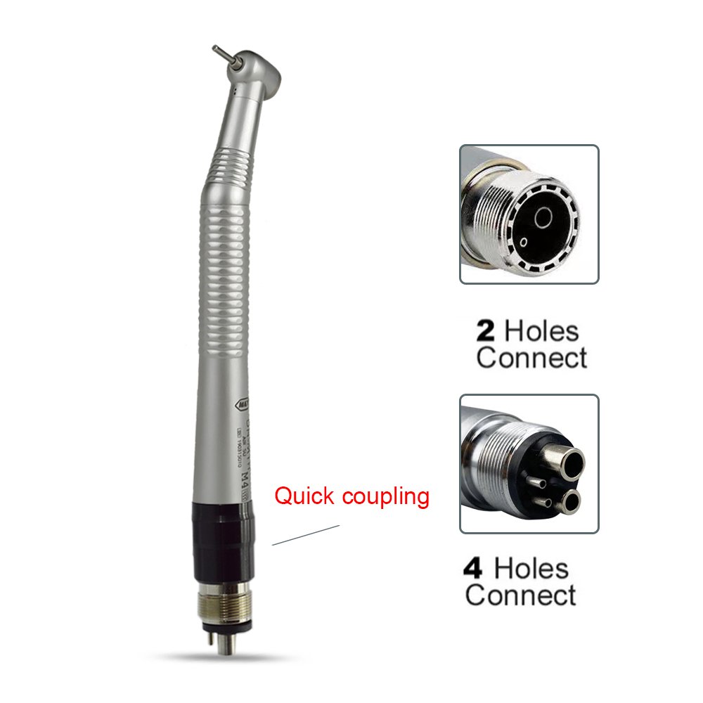 Dental Single Spray Torque Head Handpieces High Speed Turbine Compatible QD Quick Connector Pana Air Push Button Dentists Tools