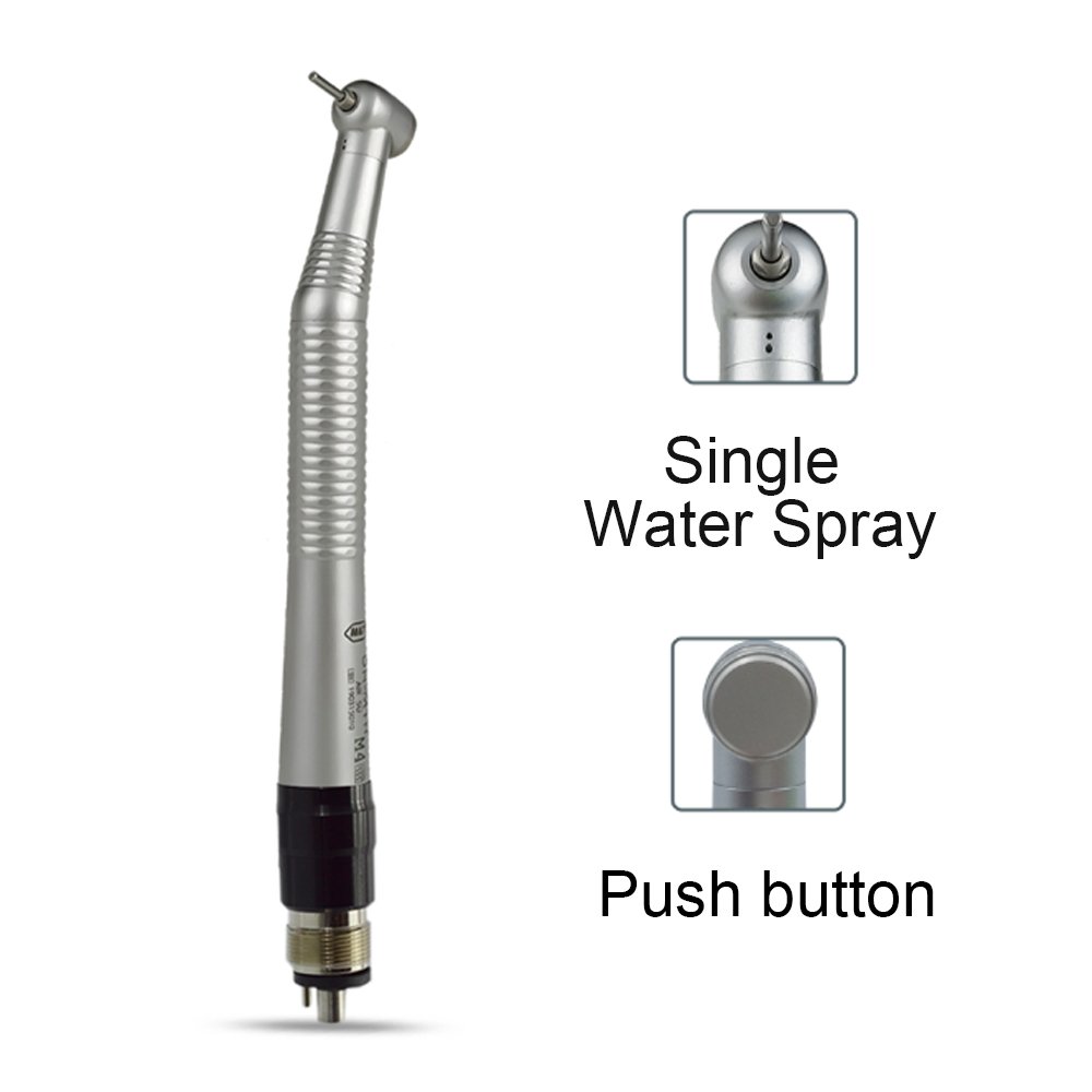 Dental Single Spray Torque Head Handpieces High Speed Turbine Compatible QD Quick Connector Pana Air Push Button Dentists Tools