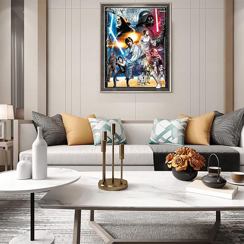 Movie character diamond painting living room exquisite diamond painting decoration DIY character diamond painting 30*40cm