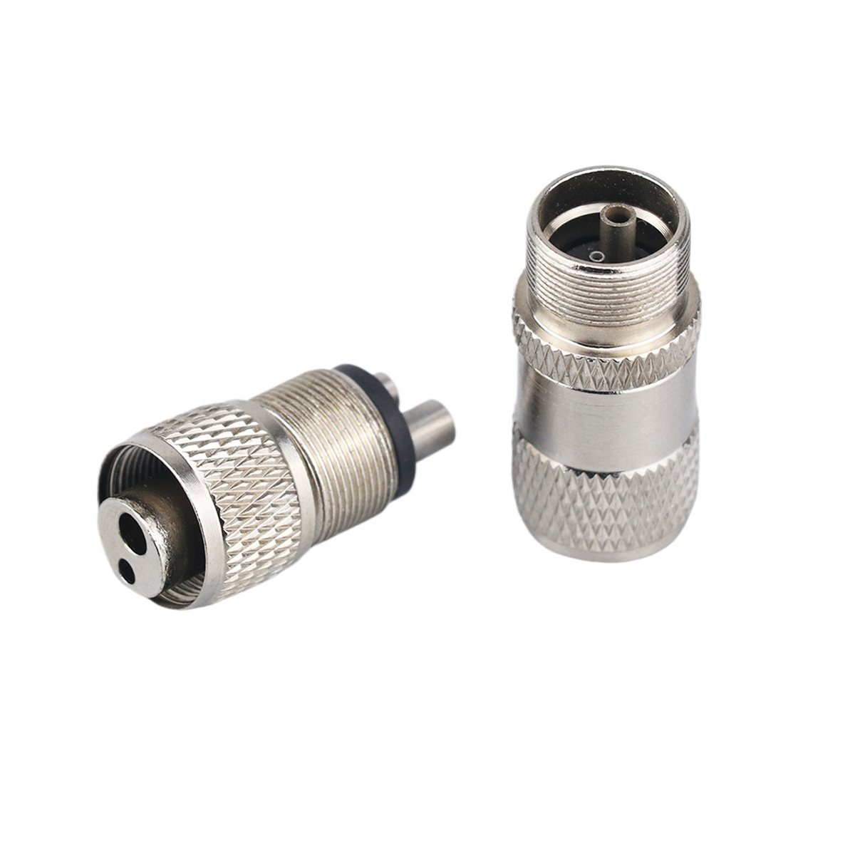 2/4 Holes Dental High Speed Handpiece Turbine Adapter from 4 Holes to 2 Holes Changer Connector Tool for Air Motor