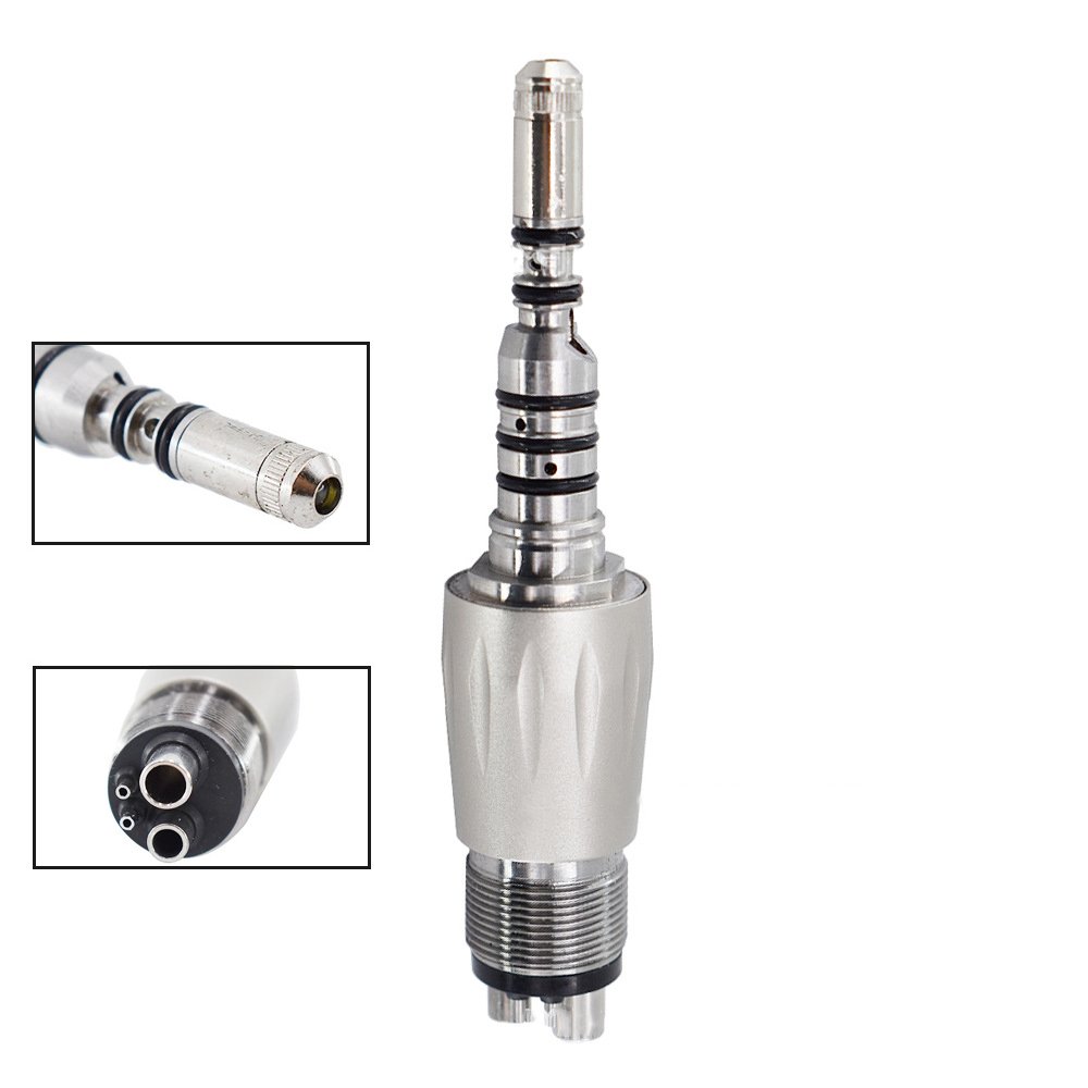 2/4/6 Hole Dental High Speed Handpiece Fiber Optic Quick Coupling Compatible For KV Type Dental Handpiece Parts