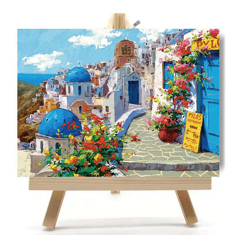 Wall Art paintings DIY Oil Painting Paint By Number & Colorful Scenery Canvas Painting By Numbers For Home Decoration
