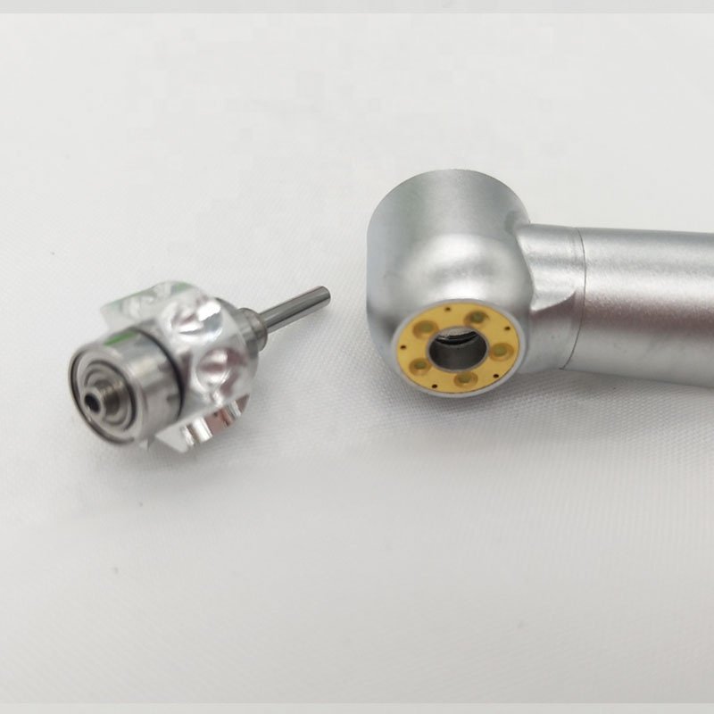 Silent LED Turbine Air Rotor 2.78 Ceramic Bearing 5 Water Spray 5 LED High Speed Dental Handpiece