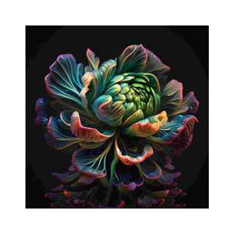 Custom DIY fairy dust flower painting diamond painting drills Canvas Art Wall Decor Diamond art Painting kits landscape