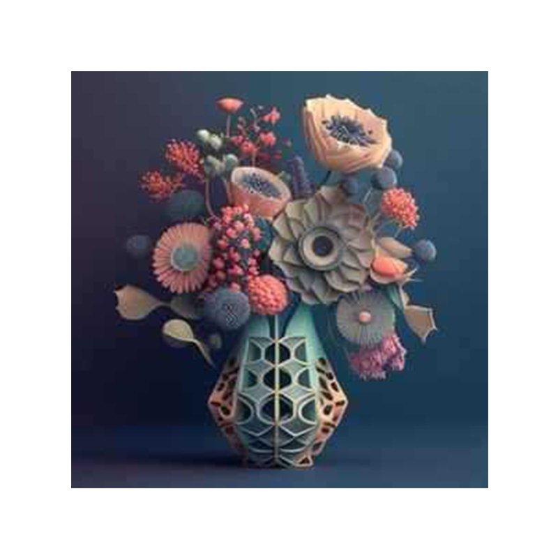 Custom DIY fairy dust flower painting diamond painting drills Canvas Art Wall Decor Diamond art Painting kits landscape