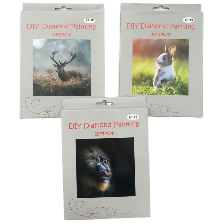China supplier supply high quality full drill diamond painting square round cartoon portrait 5D Diy mosaic handicraft