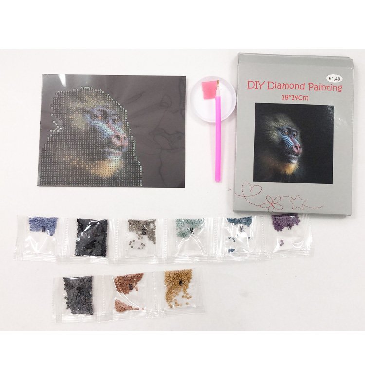 China supplier supply high quality full drill diamond painting square round cartoon portrait 5D Diy mosaic handicraft