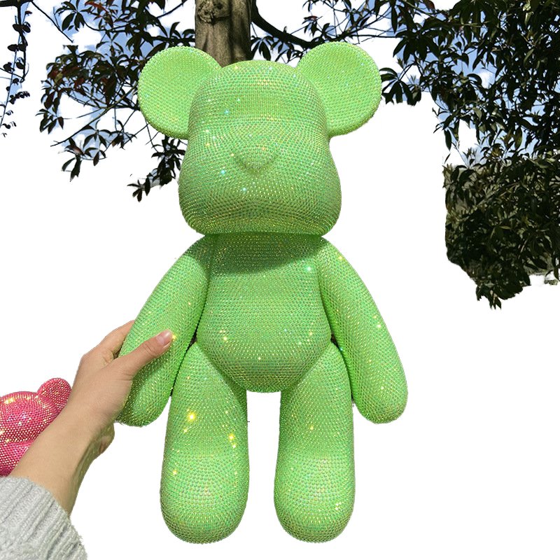 New DIY Teddy Diamond Bear Set With Rhinestone DIY Handmade Diamonds 8/18/23/33/53/75/100cm Violent Bear