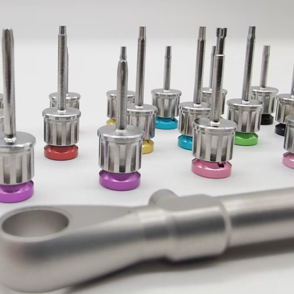 Dental Implant Torque Wrench Screwdrivers For Dentistry Universal Implantology Odontologia Restoration Tools Kit