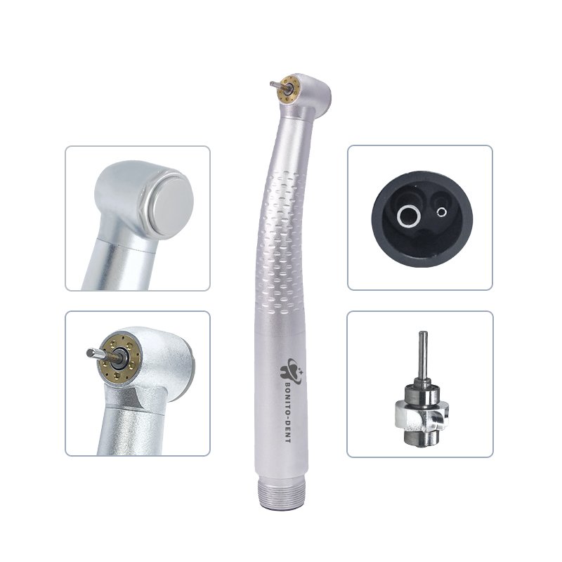 Dental Equipment 5 Led High Speed 5 Water Spray Dental Air Turbine Handpiece 2 holes 4 Holes High speed Dental Handpiece