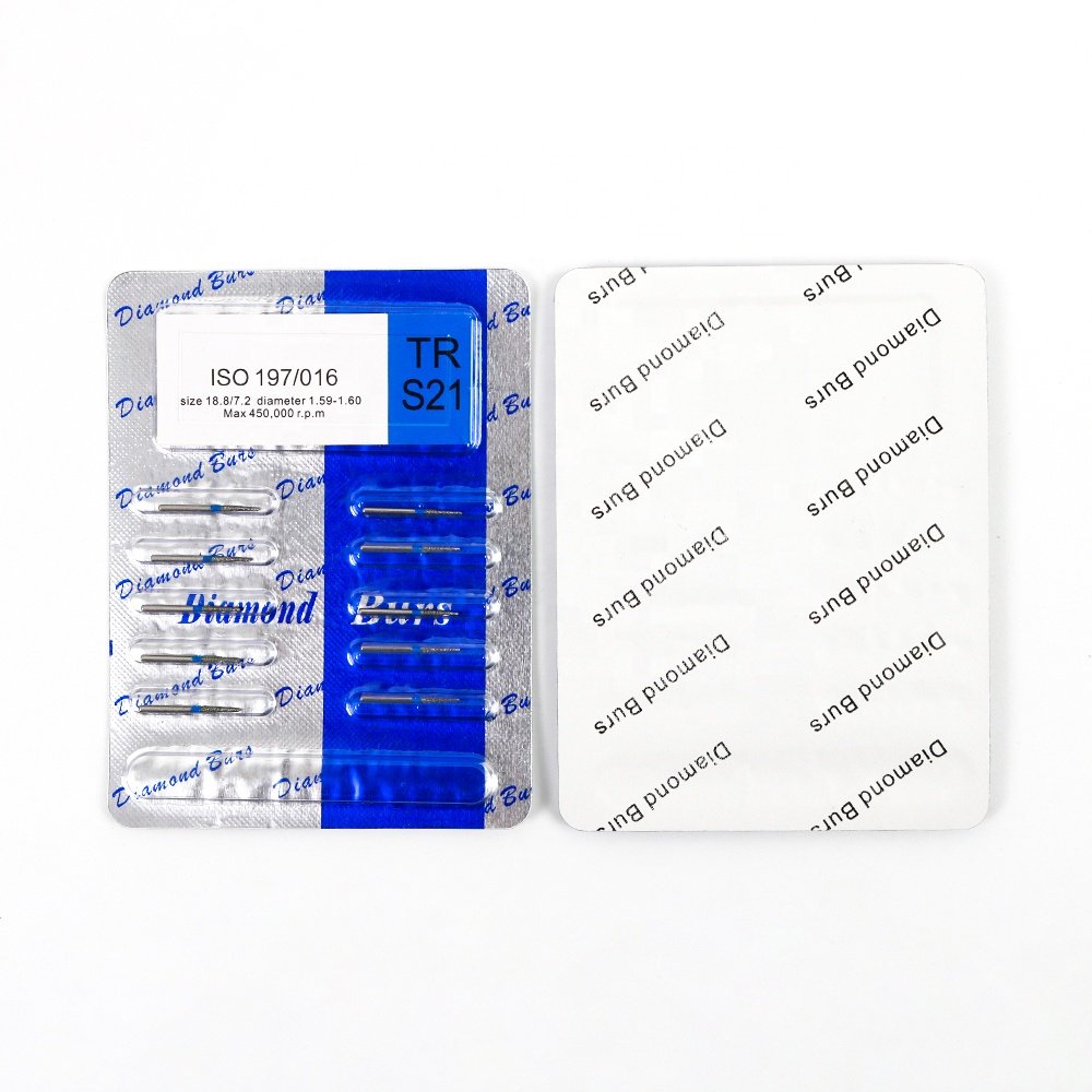 Dental Diamond Burs for High Speed Handpiece Medium FG 1.6MM Bur Dentist Polishing Tools