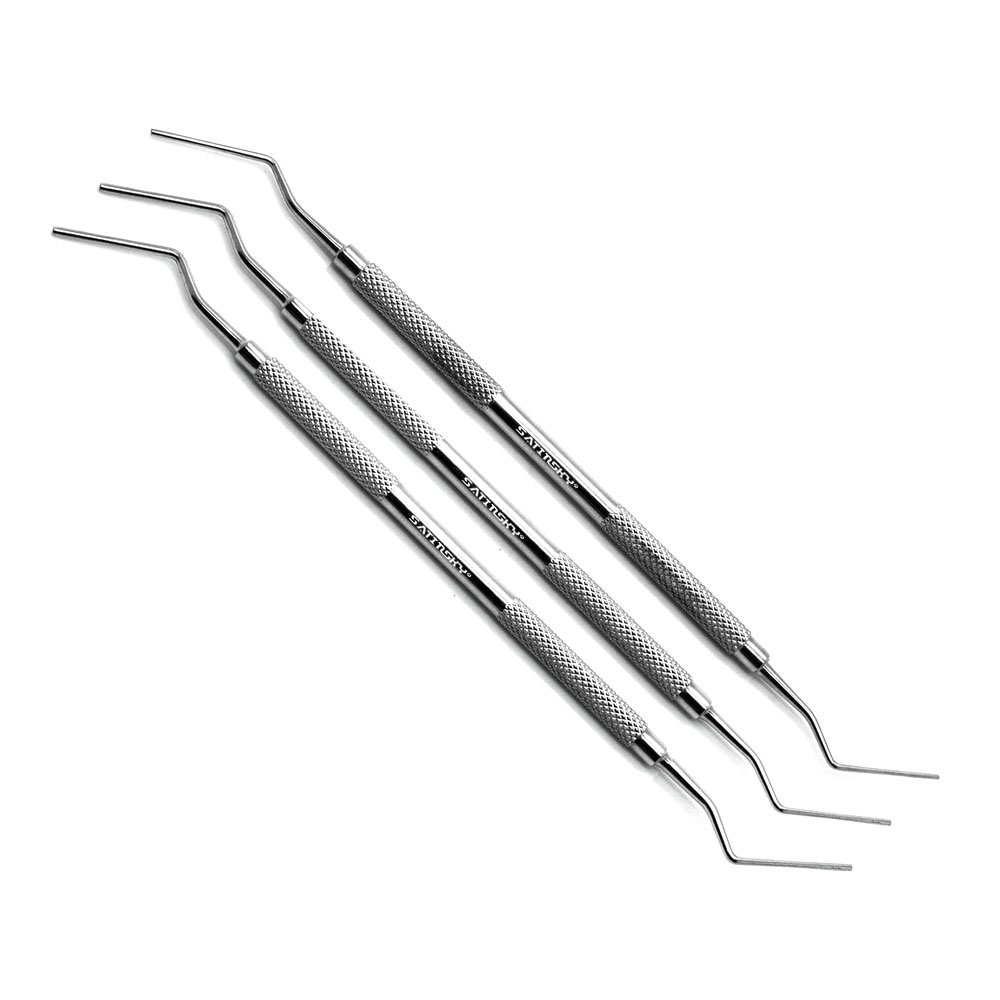 Diagnostic Examination Orthodontic 4 Pcs Set Dental Periodontal-Professional Gracey Curettes 3/4, 5/6, 11/12, 13/14 Instruments