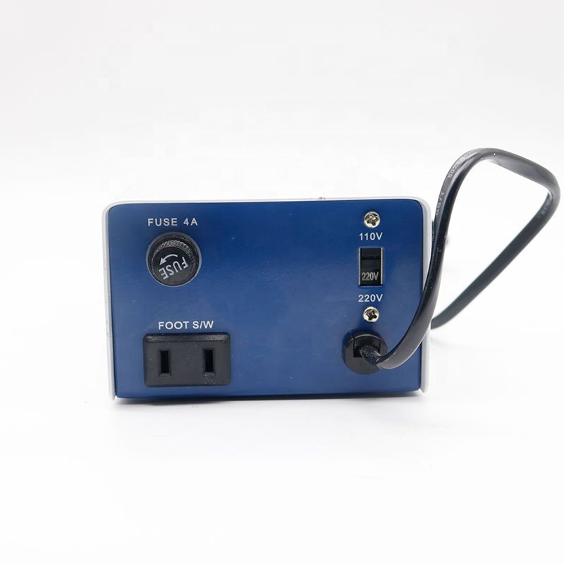 35,000RPM Portable Micro Motors Dental Jewelry Wood Carving Handpiece with Foot Pedal Micromotors