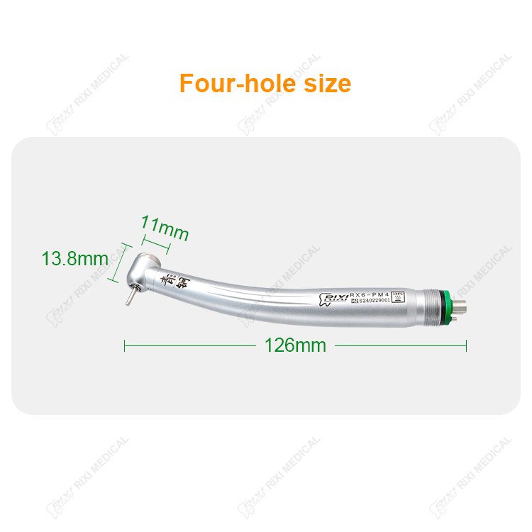 High Speed Handpiece Dental 4 Holes Electric Dental Handpiece Dental Handpiece