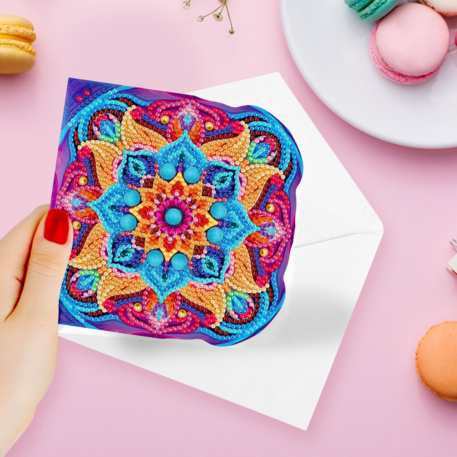 Wholesale Diamond Painting Greeting Card Kits Special Shaped Diamond Painting Greeting Card Handmade Greeting Card Gifts For Kid