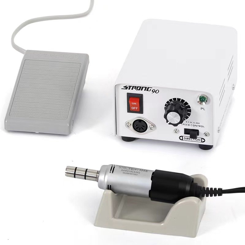 Dental Lab electric Micromotor Polishing 35 000rpm Micro Motor Saeshin STRONG 90/102 Micro Motor Saeshin STRONG 204/102L