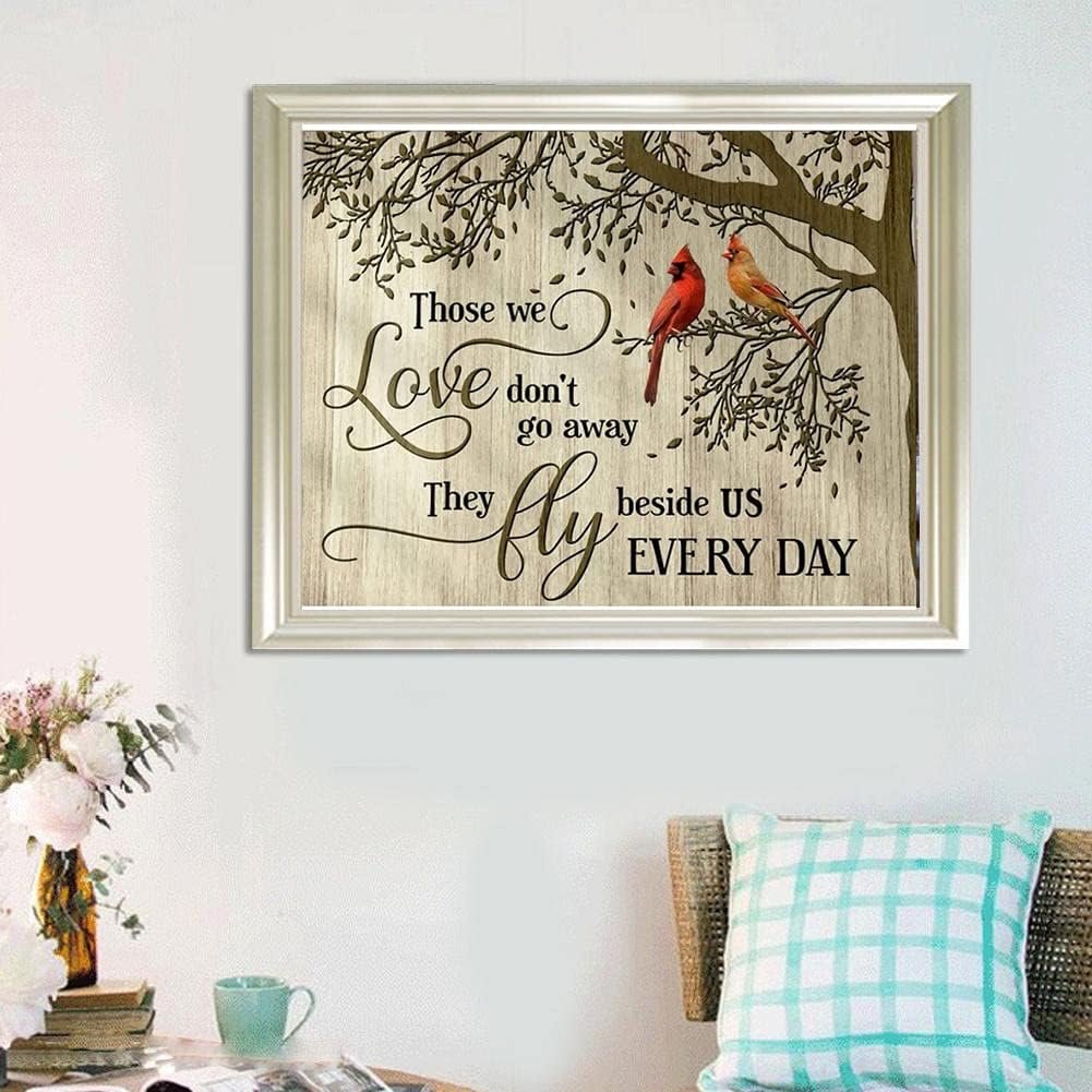 Adult Diamond Painting Set Love Bird Adult Diamond Art Set DIY Round Diamond Home Wall Decoration Crafts paintings and wall arts
