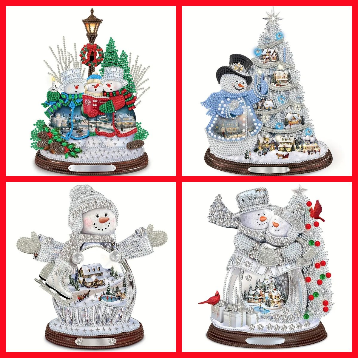 G-95 DIY Factory Wholesale Special Shaped Diamond Art Crafts Christmas Desktop DIY Diamond Setting Table