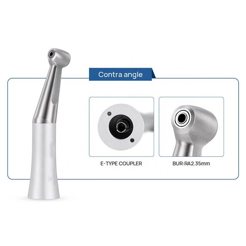 LED Dental High & Low Speed Handpiece Kit Push Button 2/4 Holes Dental Handpiece