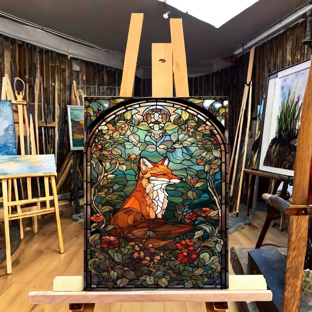 High End Fox and Flowers diamond painting drills resin Full Round Square diamond art painting kits for adults