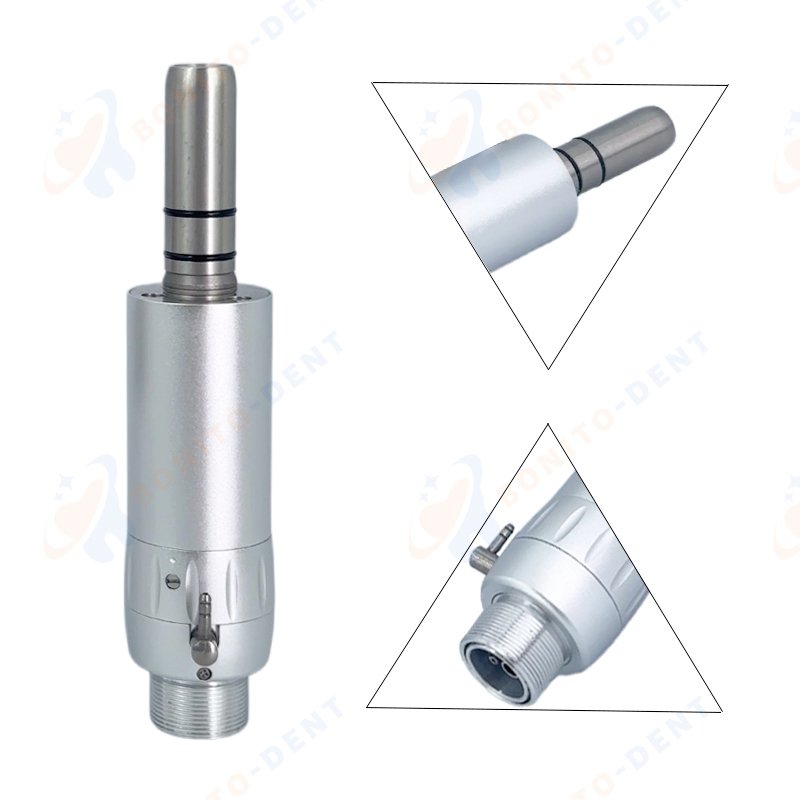 High Quality Dental Handpiece Set Air Motor Straight And Contra Angle Wrench Type External Water Spray Low Speed Handpiece Kit