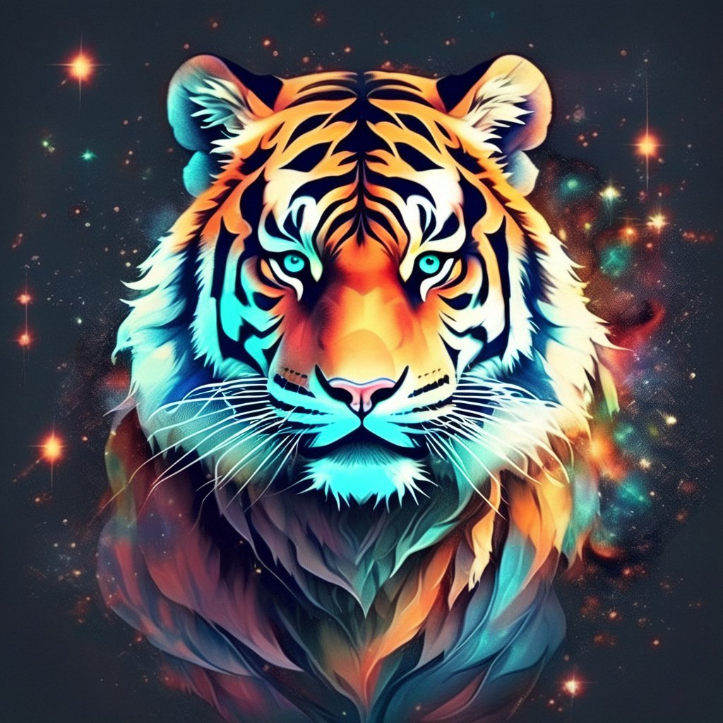 DIY Diamond painting 5D Tiger canvas print for home or gift wholesale