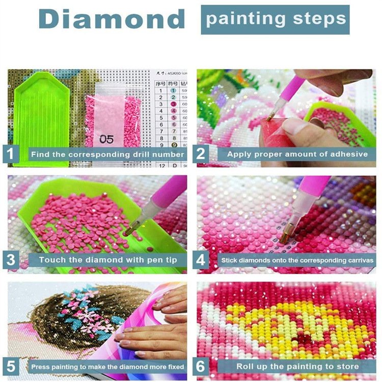 DIY Diamond painting 5D Tiger canvas print for home or gift wholesale