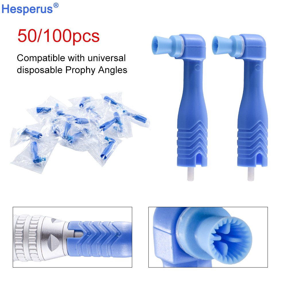 Soft/Hard Dental Disposable Prophy Angles Teeth Polishing Cup for Universal/ Straight Low Speed Handpieces Dentistry Tools