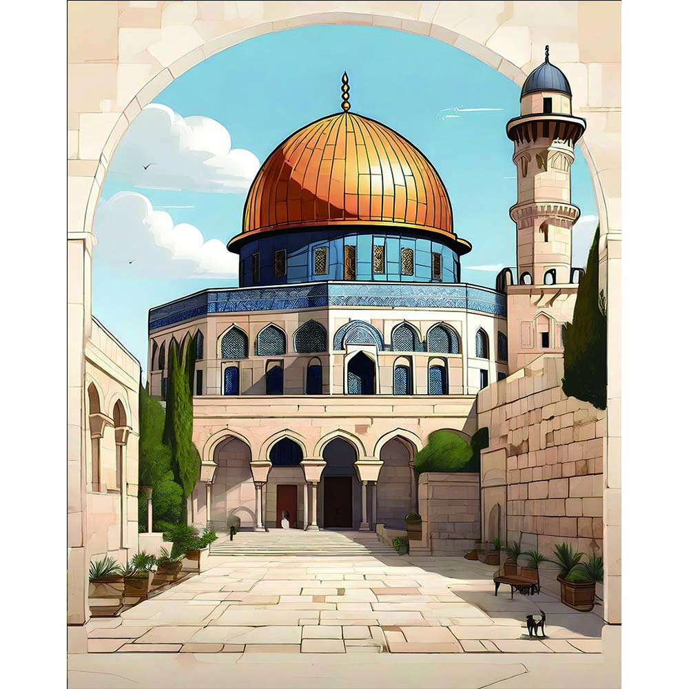 DIY Custom 30*40 5D Diamond Painting Kits Mosaic Art wonderful house Decorative Europeanizing architecture Painting Printed
