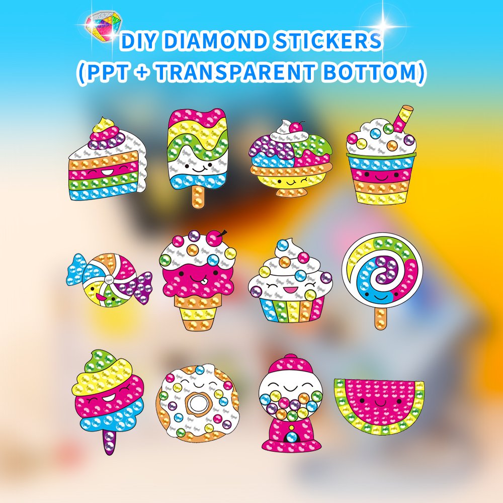 Hot Selling Art Crafts Animal Children 5D Diy Diamond Painting Stickers Kits for Kids