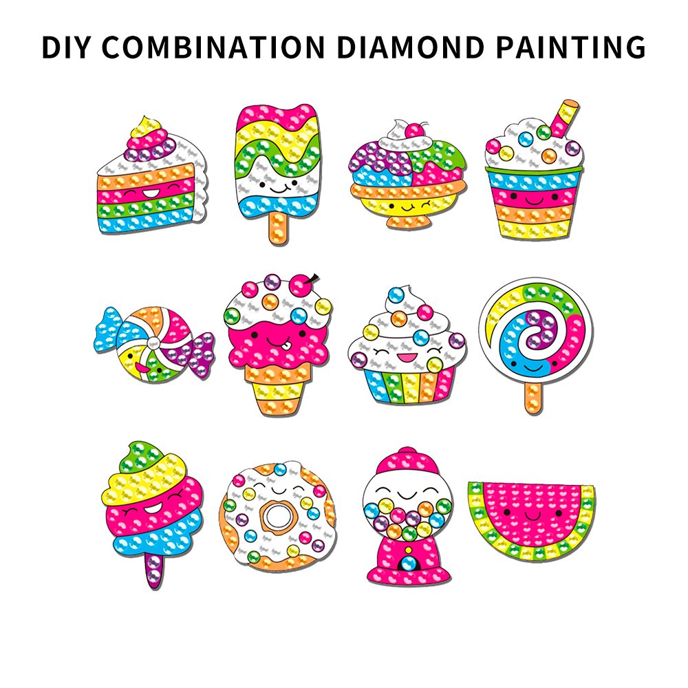 Hot Selling Art Crafts Animal Children 5D Diy Diamond Painting Stickers Kits for Kids