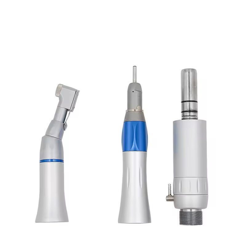 Factory Price Dental Handpiece Kit External Water Spray Air Motor/Key Contra Angle/Straight Dental Handpiece Set